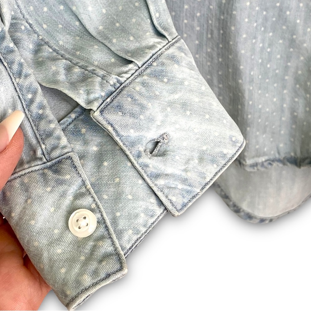 Rails Chambray Button Down Shirt size Small - Picture 5 of 10
